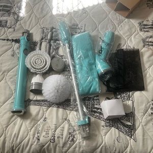 Eletalker Electric Spin Scrubber, Cordless Rechargeable Electric Cleaning Brush